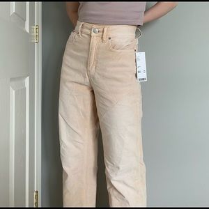 Peach/cream coloured urban outfitters pants